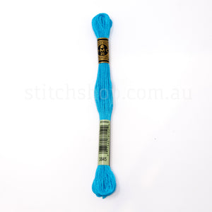 DMC stranded cotton (3812-3866) - 3845 Bright Turquoise - MED (077540781522)
