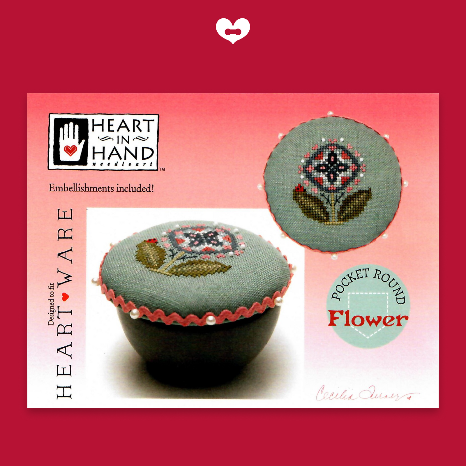 Pocket Round Flower