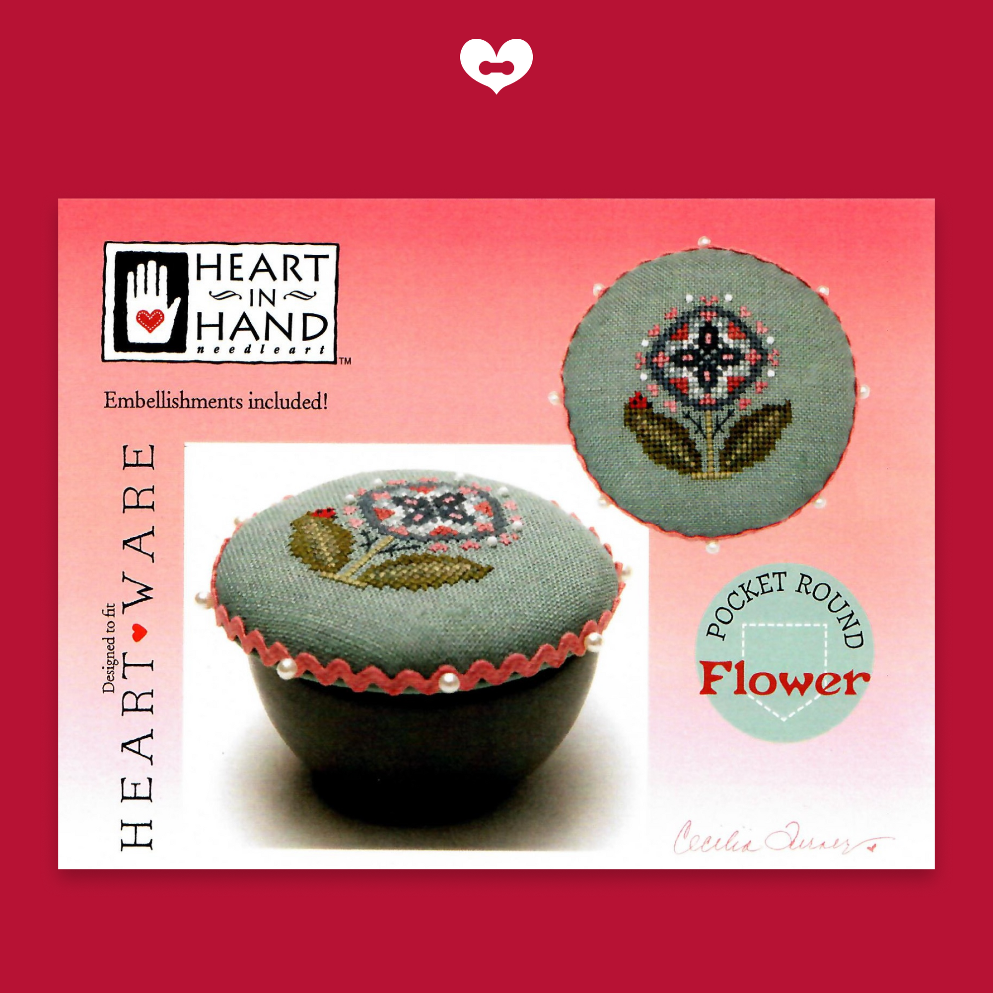 Pocket Round Flower