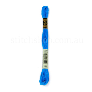 DMC Stranded Cotton (906 - 3609) - 995 Electric Blue - DK (077540053483)