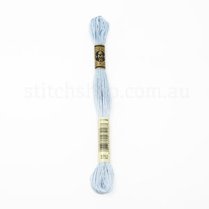 DMC Stranded Cotton (3685-3811) - 3752 Antique Blue - VY LT (077540272167)