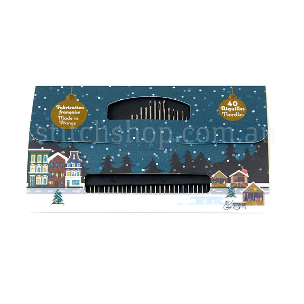 Bohin Christmas display w. 15 assorted needle sets - 1x15pcs | De
