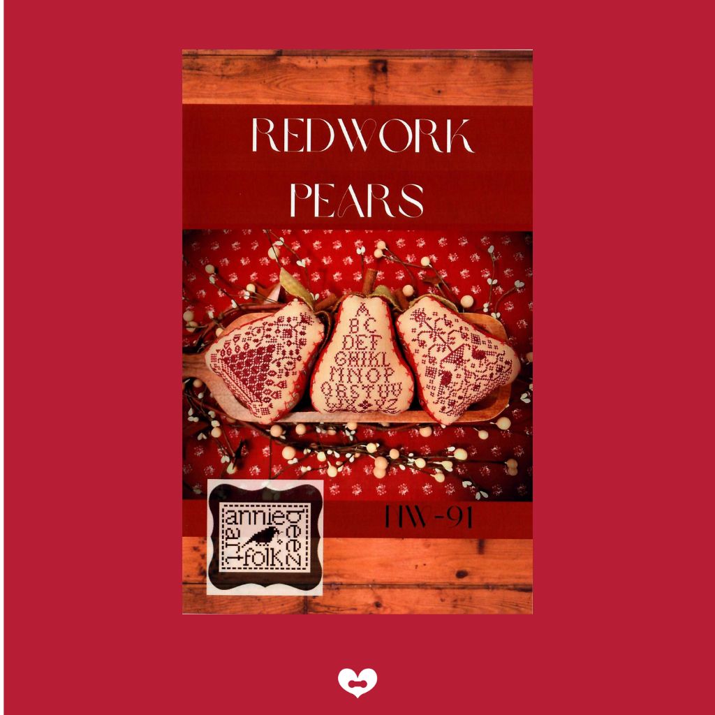 Redwork Pears