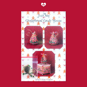 Gingerbread Candy Mouse with Embellishment Pack & Linen