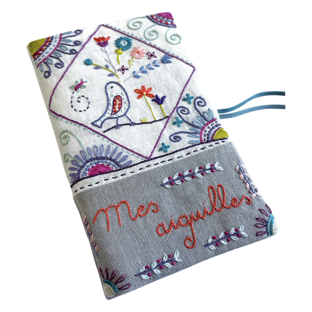 Hand Embroidered Felt Needle Book Kit