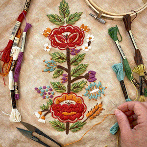 Ania Embroidery kit by Kasia Jacquot