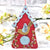 Folk Birdhouse Wool Mix Felt Mini Kit