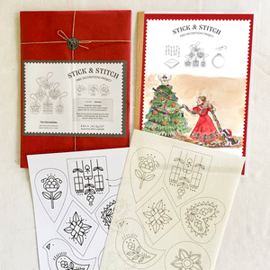 Christmas Ornament kit - set of 6 by Kasia Jacquot