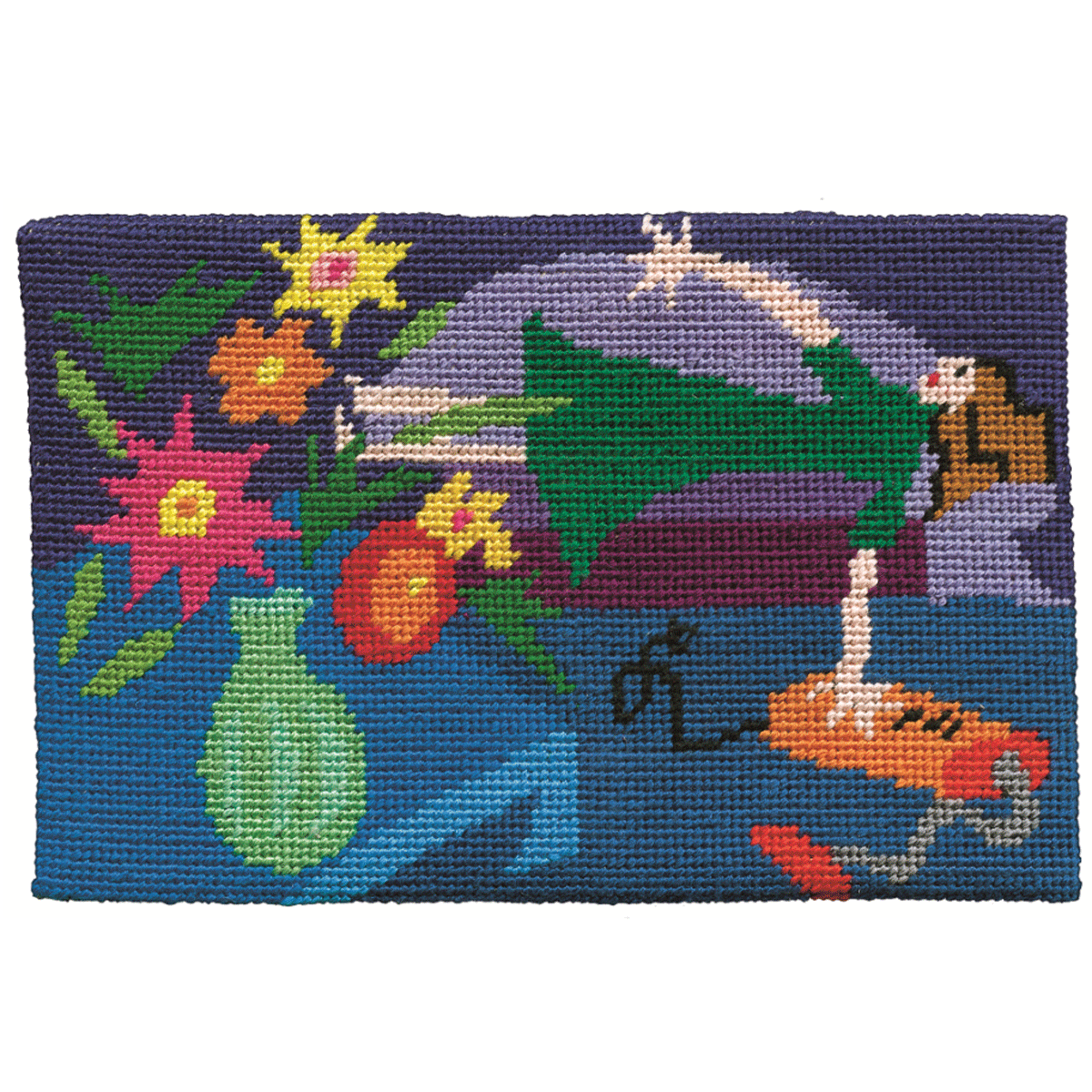 Immaculate Housewife Postcard size Needlepoint Kit