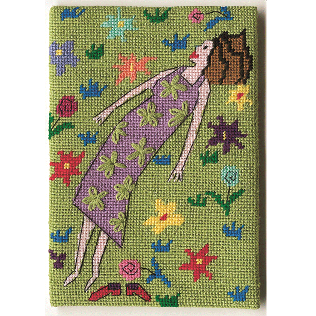 Cloud Watcher Postcard size Needlepoint Kit