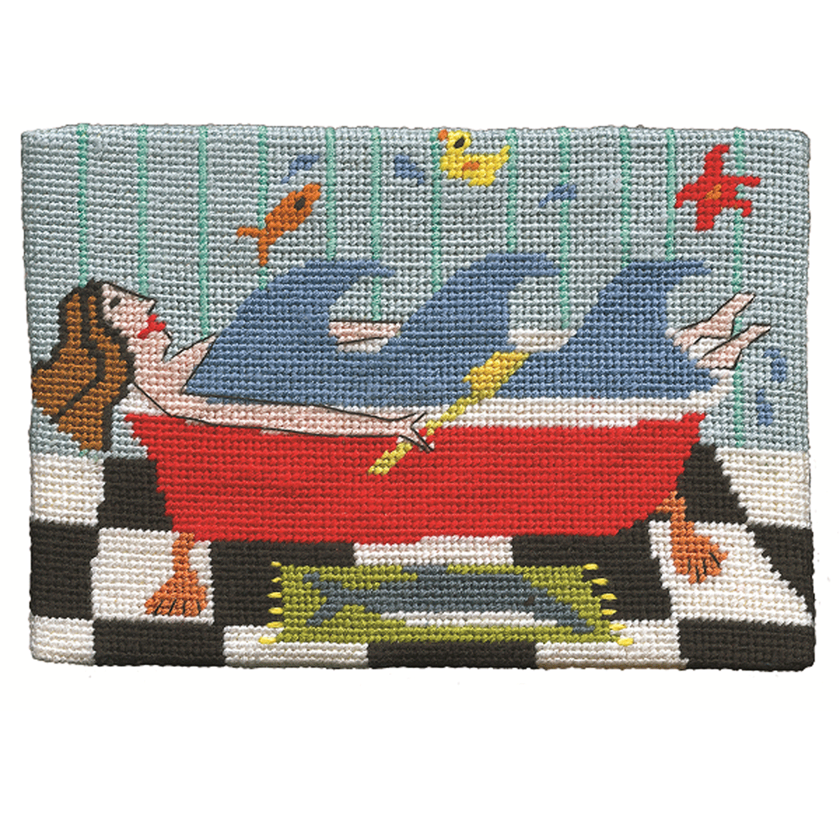 Making Waves Postcard size Needlepoint Kit