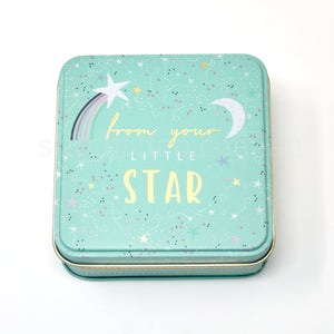 Sara Miller Little Gestures Small Square Tin - From Your Little Star (LittleStar)