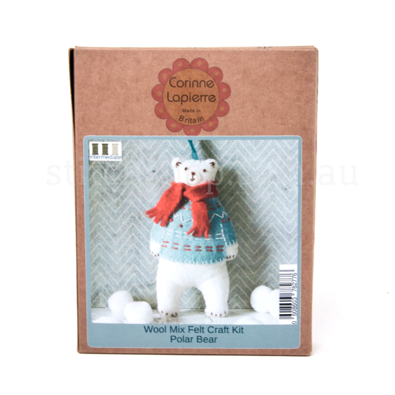Polar Bear Wool Mix Mini Felt Kit - Default Title (MKPOL1F)