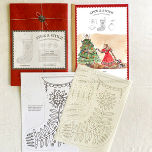 Christmas Stocking kit by Kasia Jacquot