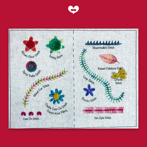 The Sampler Book of Embroidery Stitches (deposit)