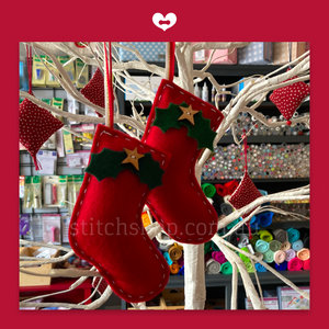 Cute Christmas Stocking - a 'Learn to Stitch' Kit