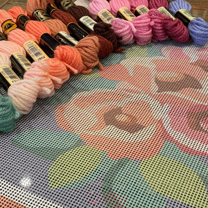 Audrey's Roses Tapestry Kit