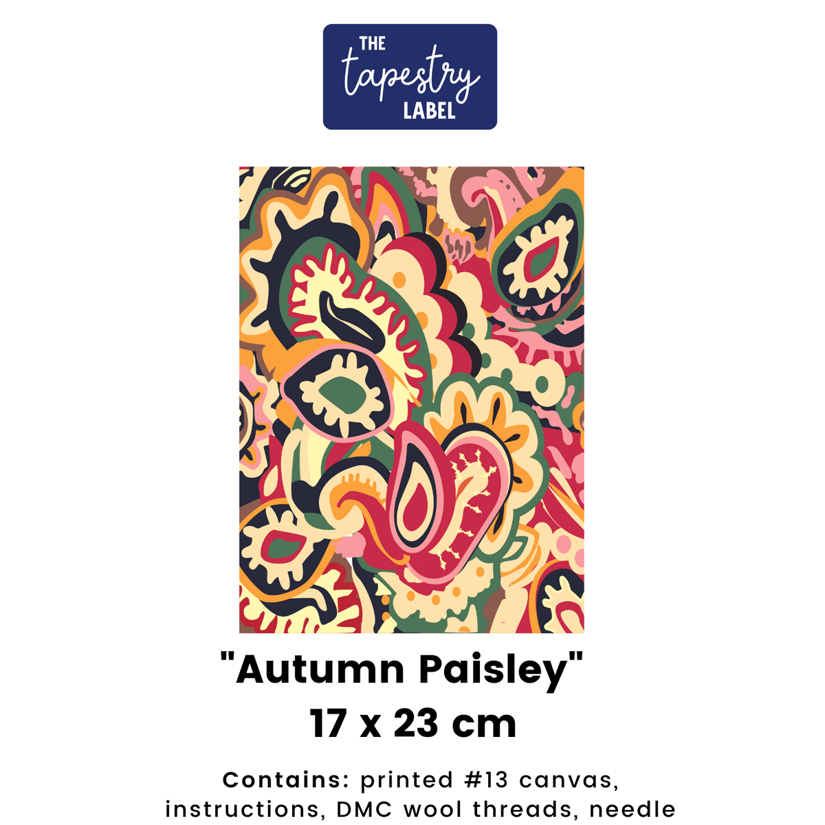 Autumn Paisley Tapestry Kit