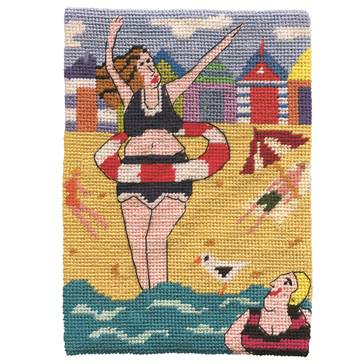 Bikini Freedom Postcard size Needlepoint Kit
