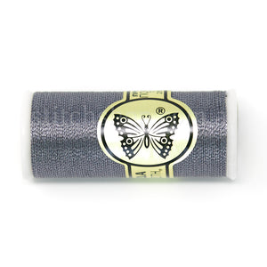 Butterfly Metallic Embroidery Thread - Grey (btgrey)