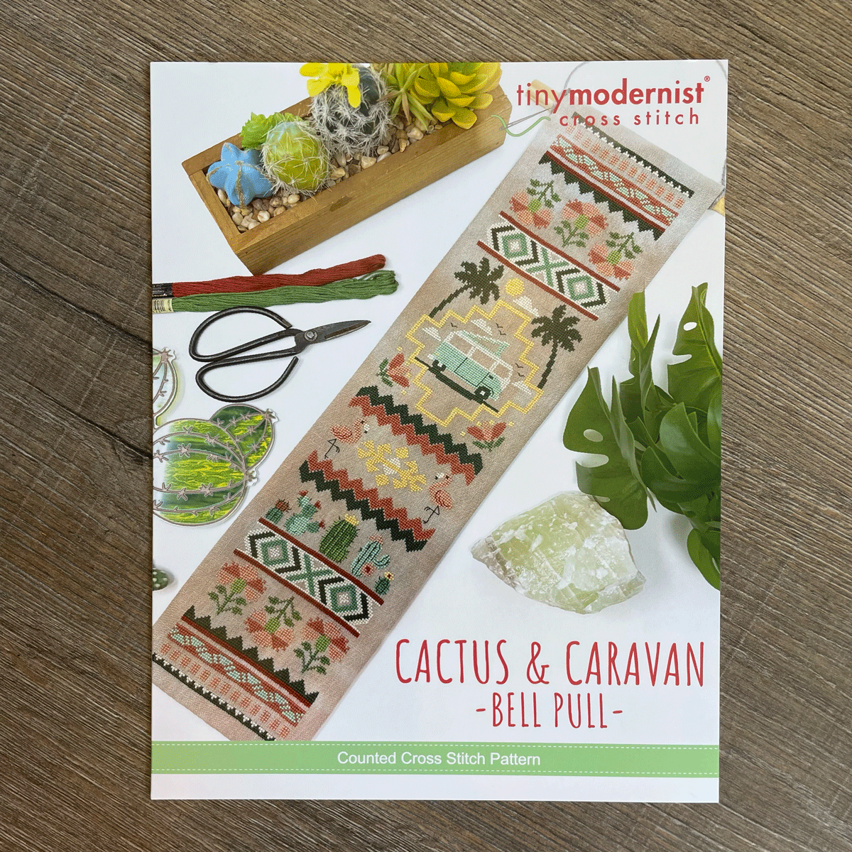 Cactus & Caravan Bell Pull