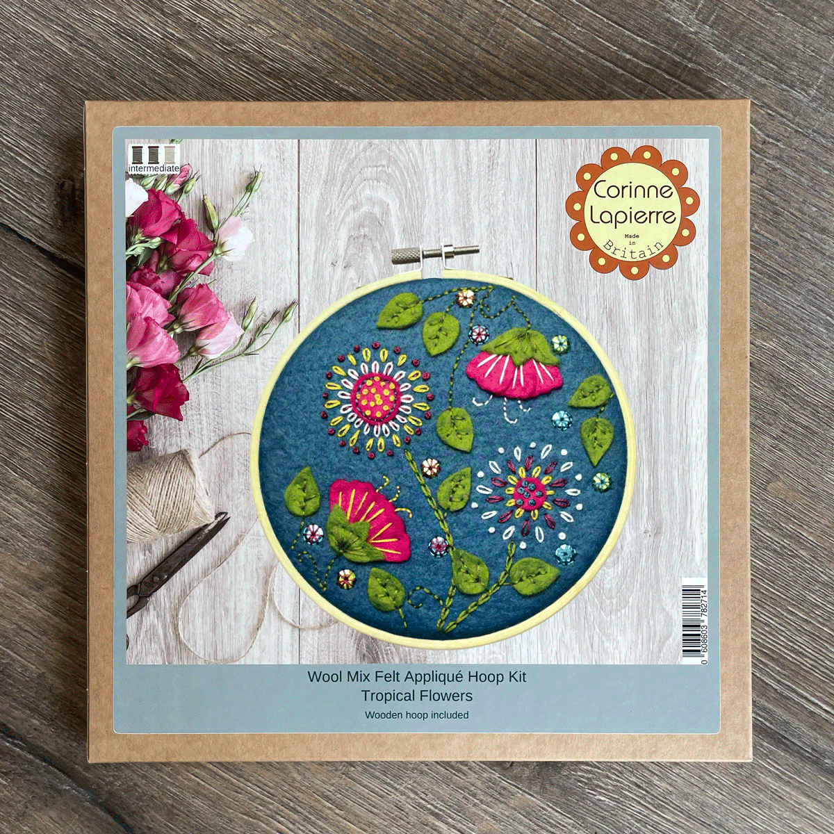 Tropical Flowers Applique Hoop Kit