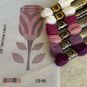 Dutch Bloom Pink Tapestry Kit