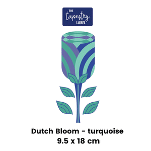 Dutch Bloom Turquoise Tapestry Kit