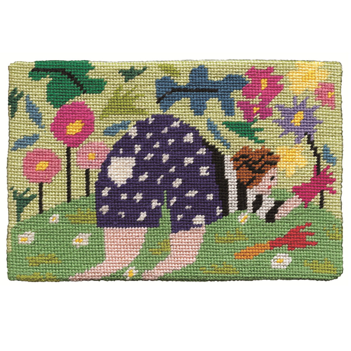 Gardener's Bottom Postcard size Needlepoint Kit