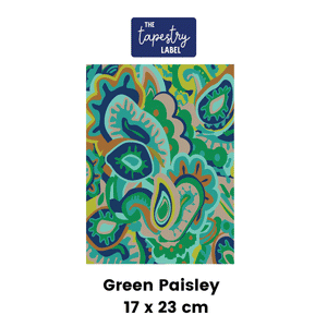Green Paisley Tapestry Kit