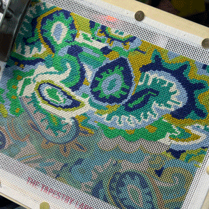 Green Paisley Tapestry Kit
