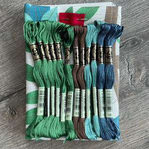 Printed Embroidery Kit by Kasia Jacquot - Large