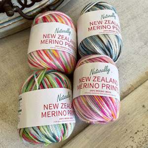New Zealand Merino Prints 8 Ply