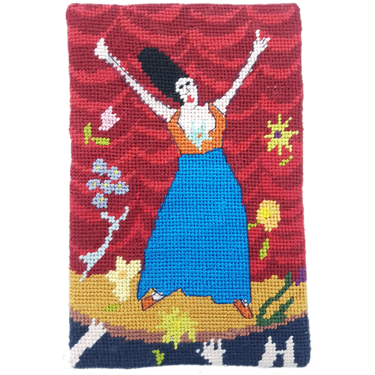 If I Could Be an Opera Singer Postcard size Needlepoint Kit