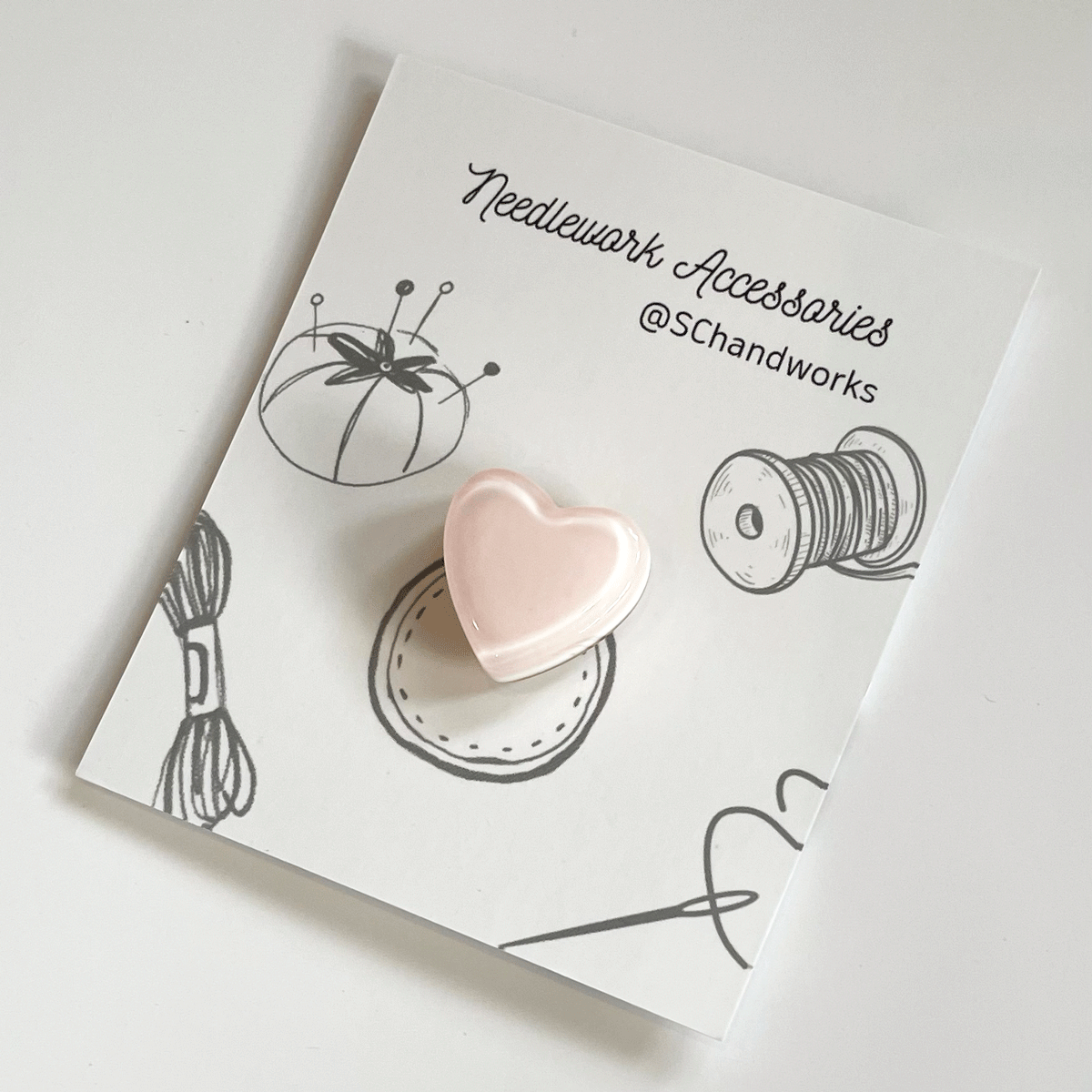 Pastel Heart Needle Minder