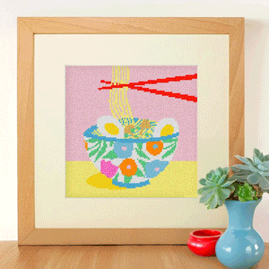Ramen Night Needlepoint Kit