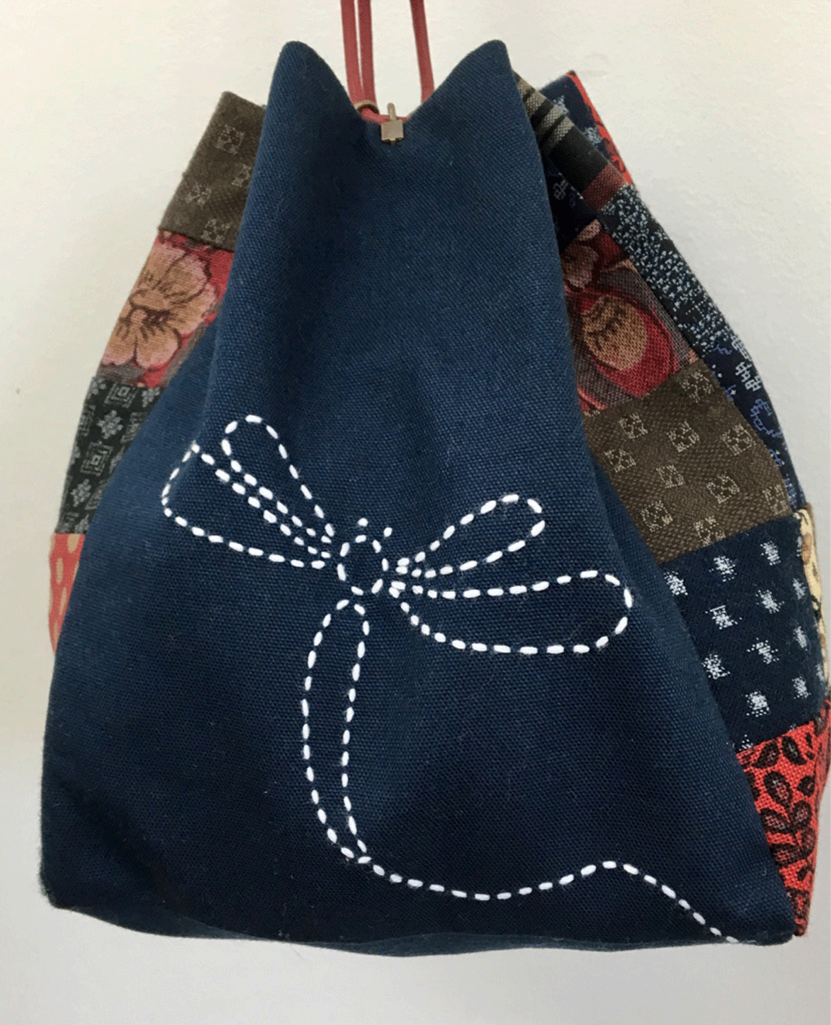 Sashiko Kinchaku Bag Workshop - Deposit