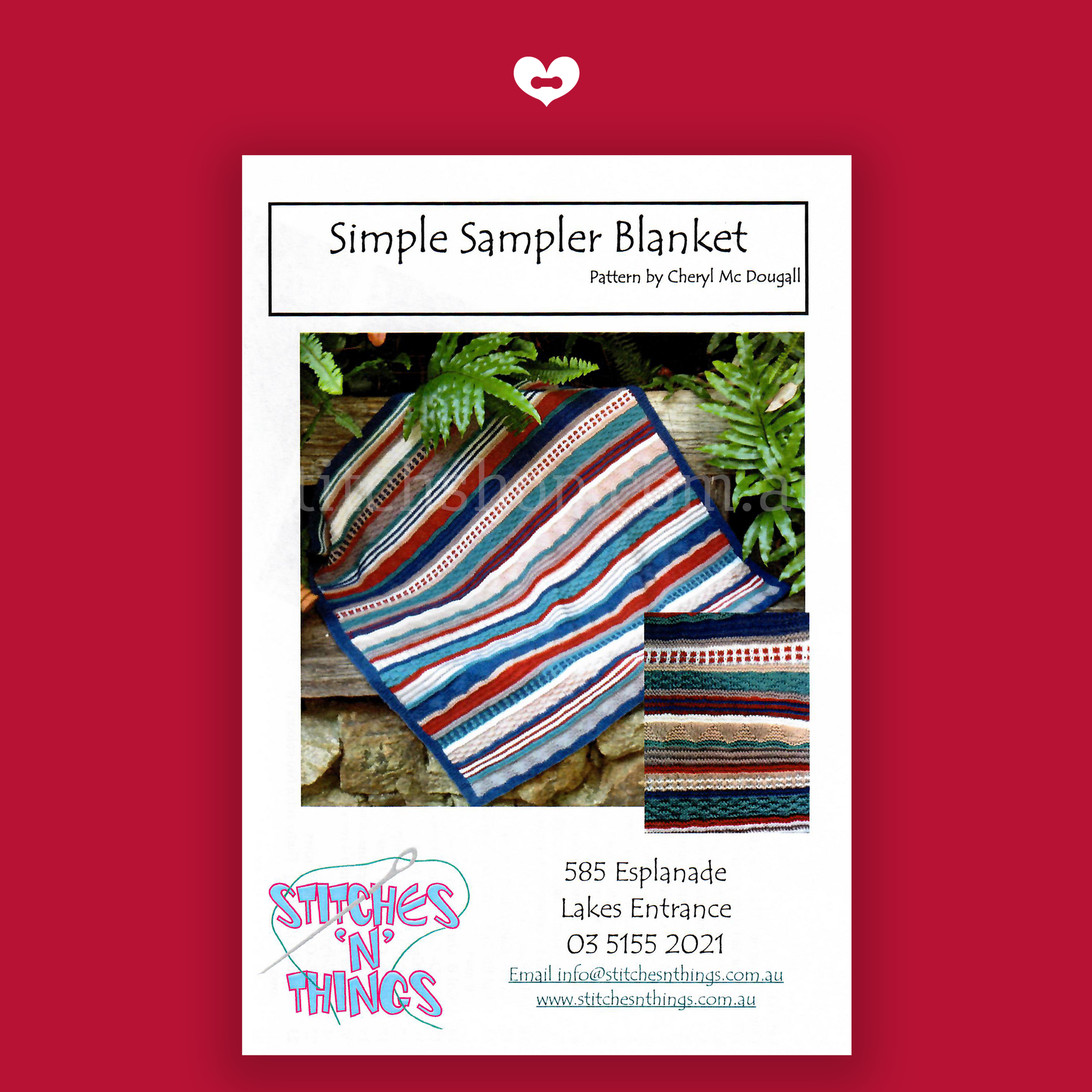 Simpler Sampler Blanket Pattern