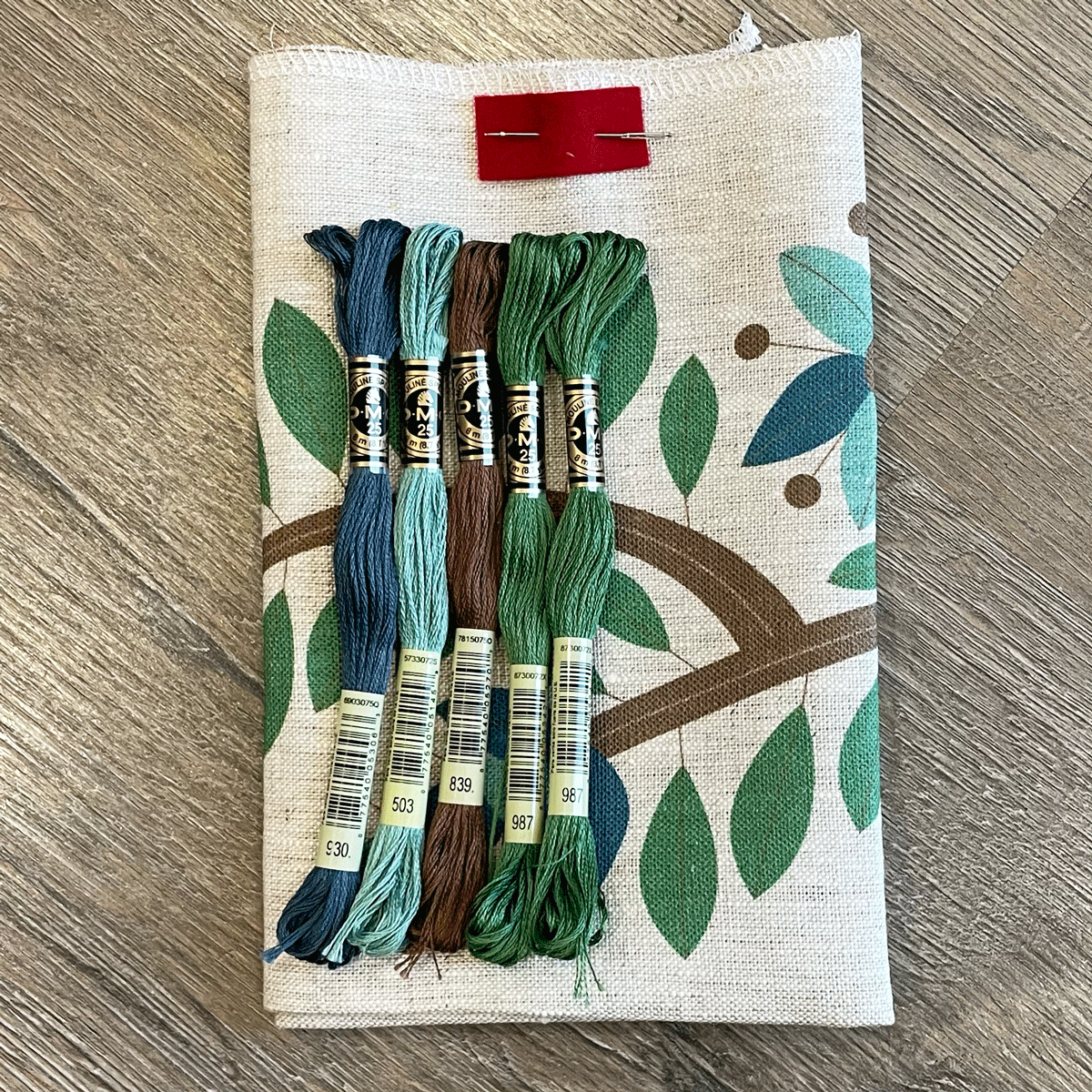 Printed Embroidery Kit by Kasia Jacquot - Small