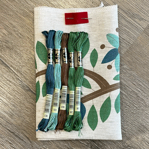 Printed Embroidery Kit by Kasia Jacquot - Small