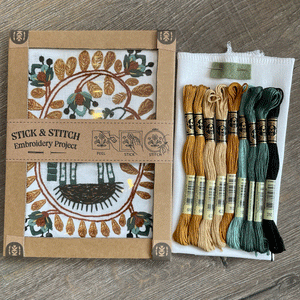 Stanley Embroidery kit by Kasia Jacquot