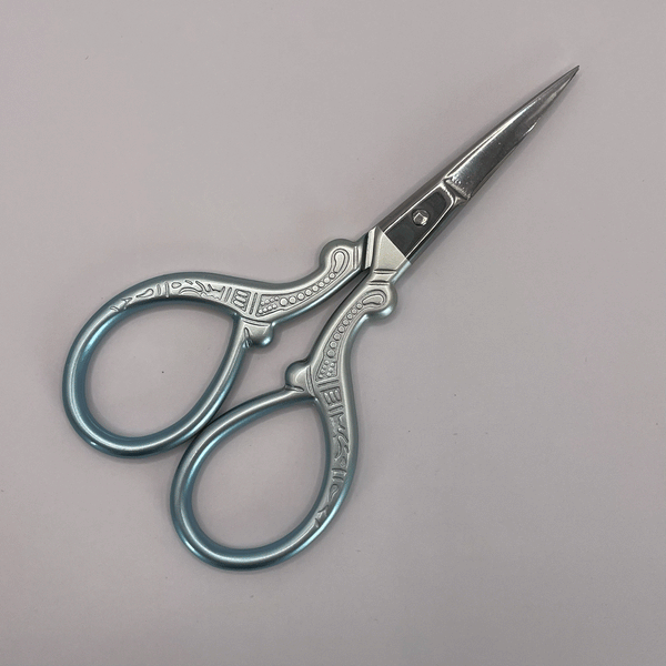 Stainless Steel Stylish Scissors - Gradient Blue - Stitch