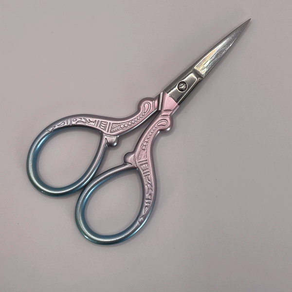 Stainless Steel Stylish Scissors - Gradient Pink - Stitch