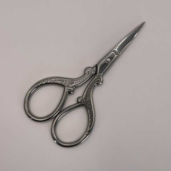 Stainless Steel Stylish Scissors - Silver - Stitch
