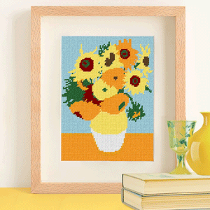 Van Gogh - Sunflowers Needlepoint Kit
