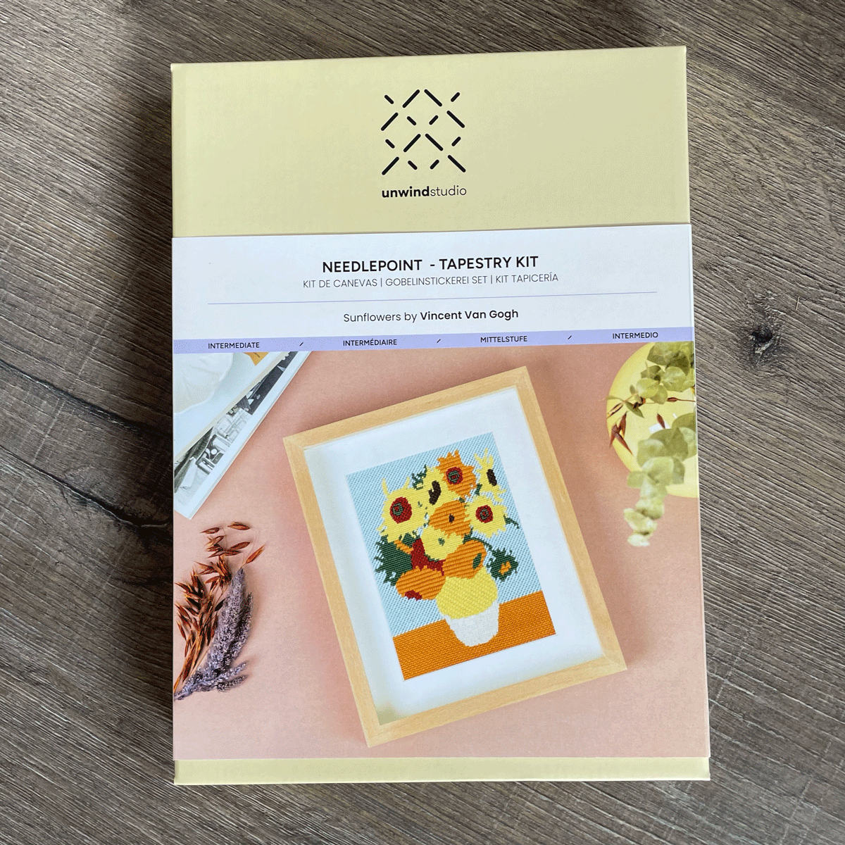 Van Gogh - Sunflowers Needlepoint Kit