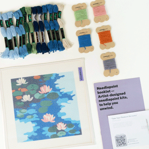 Claude Monet - Waterlillies Needlepoint Kit