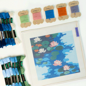 Claude Monet - Waterlillies Needlepoint Kit