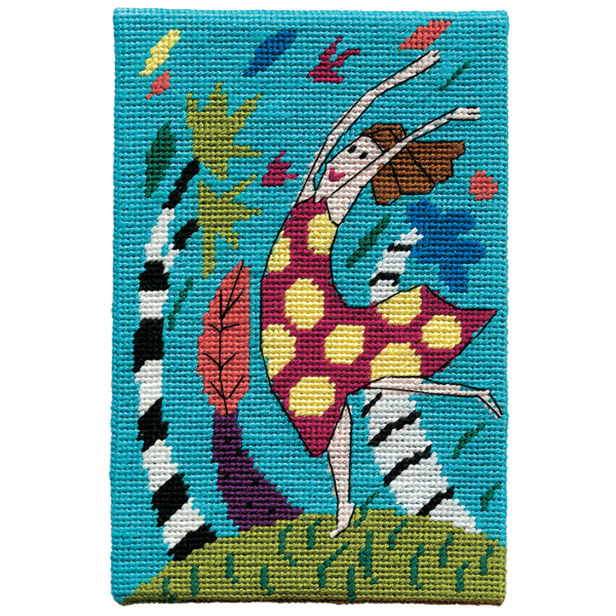 Wind Dancer Blue Skies Postcard size Needlepoint Kit