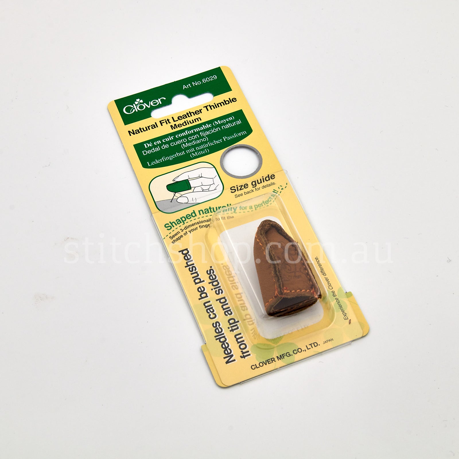 Clover Natural Fit Leather Thimble